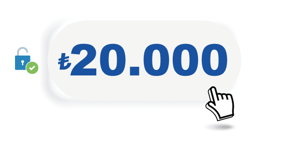 ₺ 20.000 TL - Secure Payment
